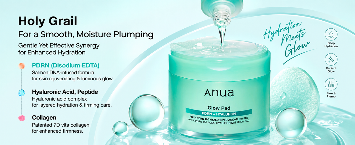 Holy grail for smooth, moisture plumping: PDRN, hyaluronic acid and peptide, collagen