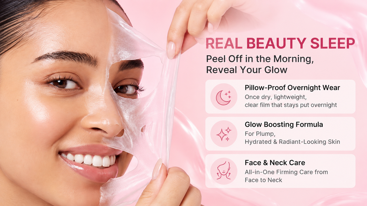Real beauty sleep: peel off in the morning and reveal your glow
