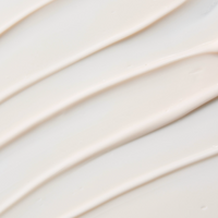 Close-up of the cream texture swirled into soft peaks