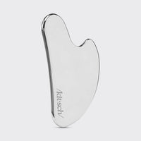 Stainless steel gua sha detail
