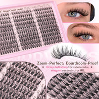 Lash clusters applied