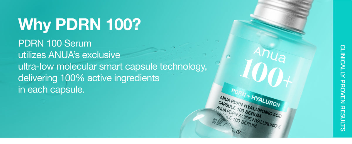 Why PDRN 100? Ultra-low molecular smart capsule technology