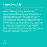 Glow Pad ingredient list