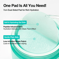 Dual-sided 7 cm Glow Pad with a gel side and a plain side