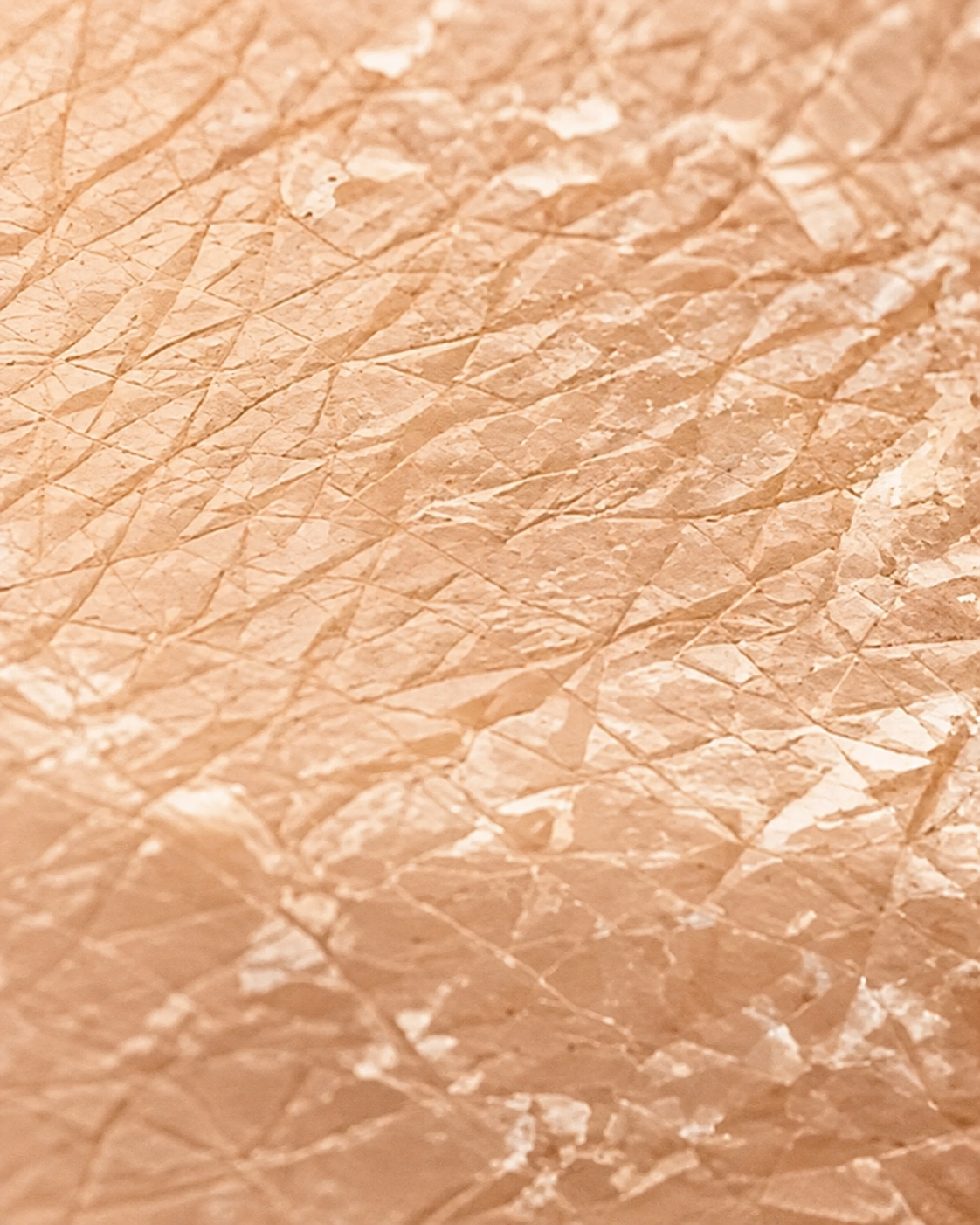Close-up of dull, rough-looking skin texture